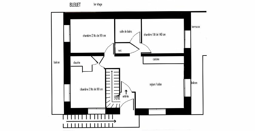 BLEUET APPARTEMENT 6 PERSONNES À SAINT MARTIN DE BELLEVILLE