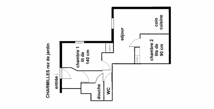 Charmille – Appartement 4 personnes à Saint Martin de Belleville