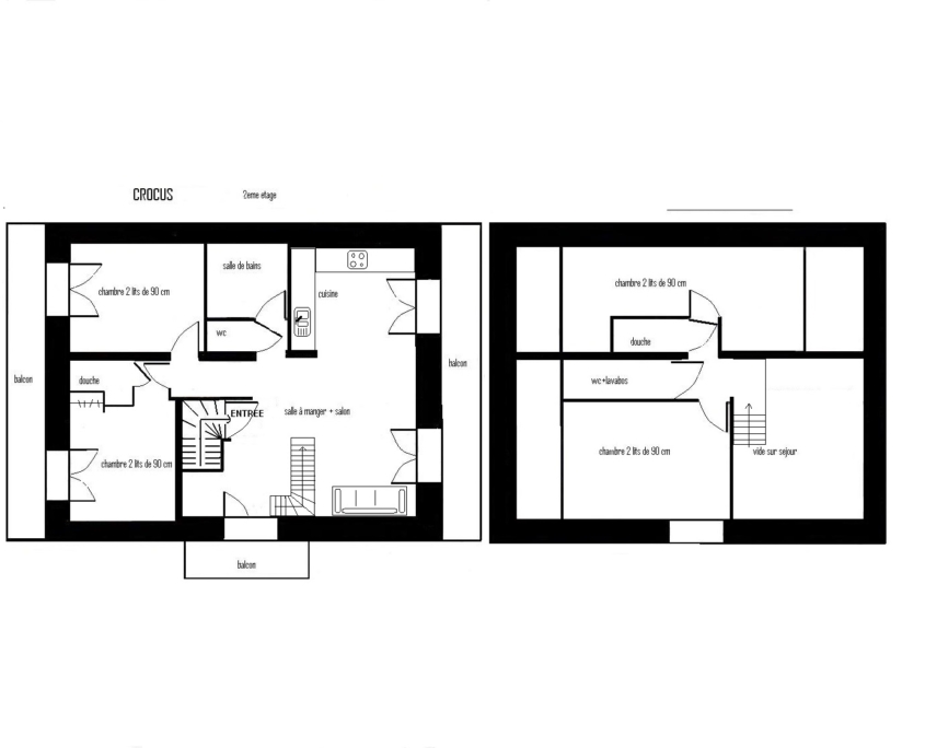 CROCUS APPARTEMENT 8 PERSONNES À SAINT MARTIN DE BELLEVILLE